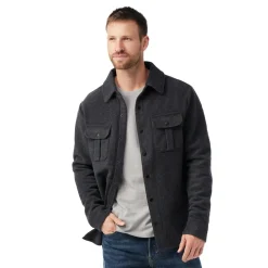 Anchor Line Shirt Jacket
