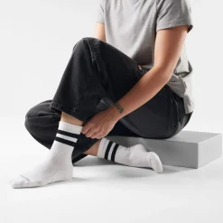 Everyday Athletic Striped Crew Socks