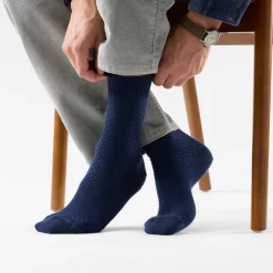 Everyday Basketweave Crew Socks