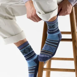 Everyday Cozy Fair Isle Sweater Crew Socks