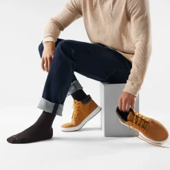 Everyday Solid Rib Crew Socks