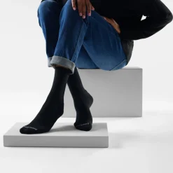 Everyday Solid Rib Crew Socks