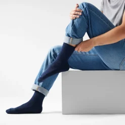 Everyday Solid Rib Crew Socks