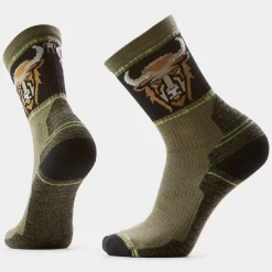 Hike Bison Crew Socks