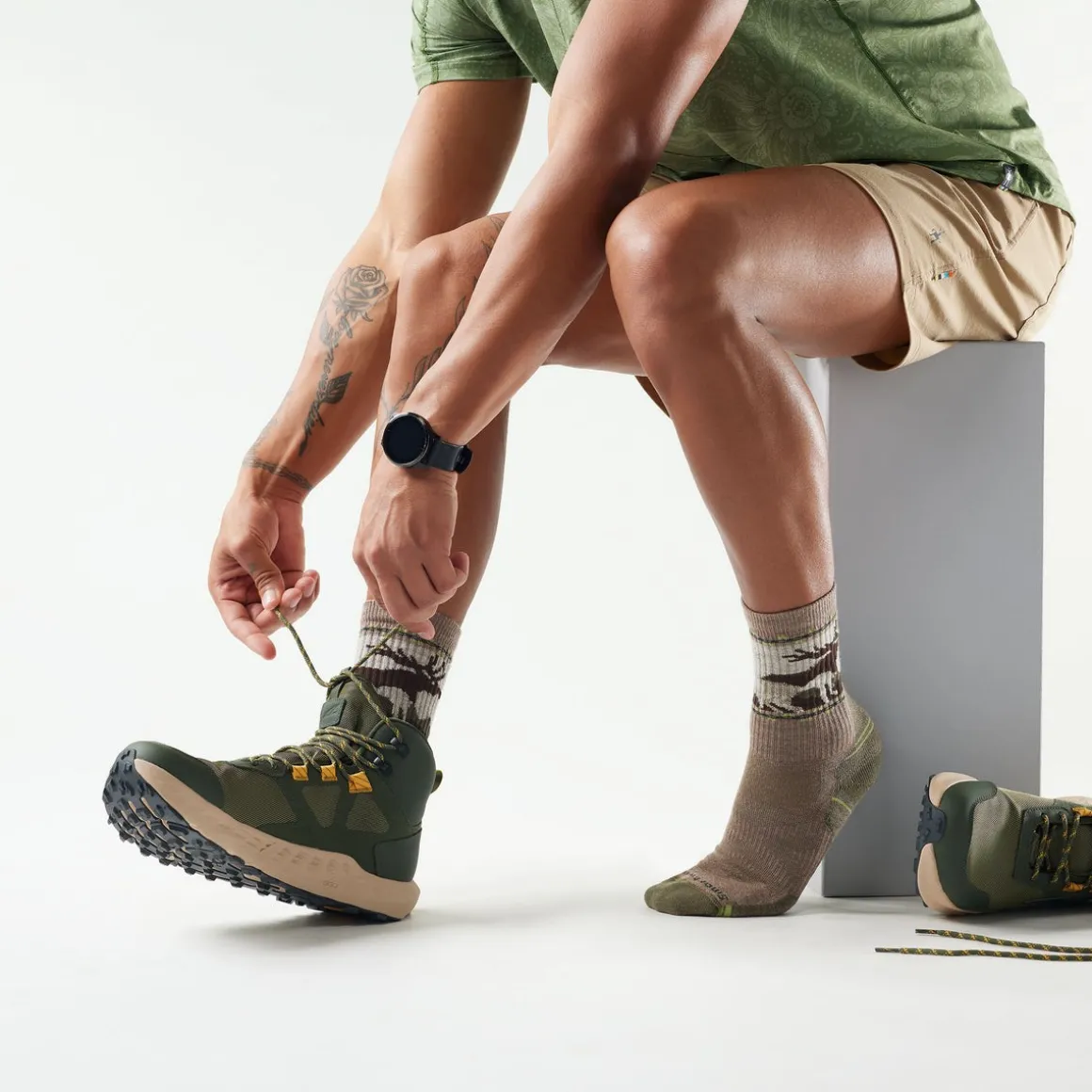 Hike Mountain Moose Crew Socks