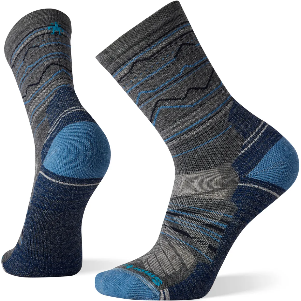 Hike Mountain Range Crew Socks