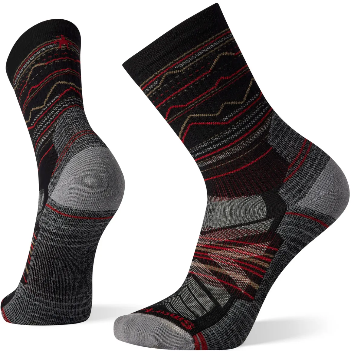 Hike Mountain Range Crew Socks