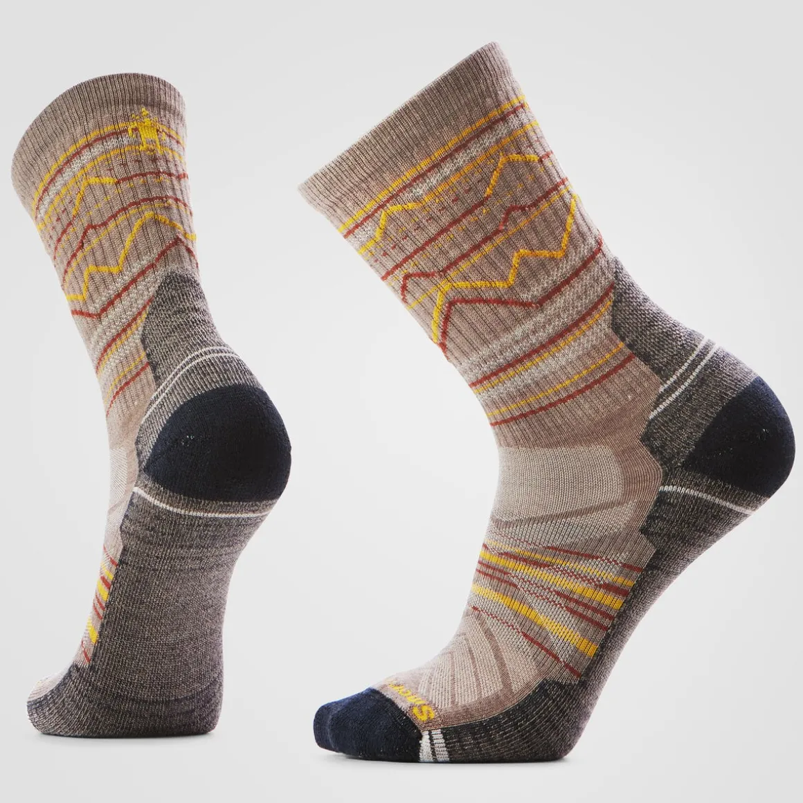 Hike Mountain Range Crew Socks