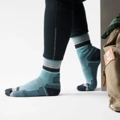 Hike Striped Mid Crew Socks