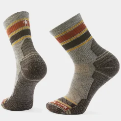 Hike Striped Mid Crew Socks