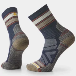 Hike Striped Mid Crew Socks