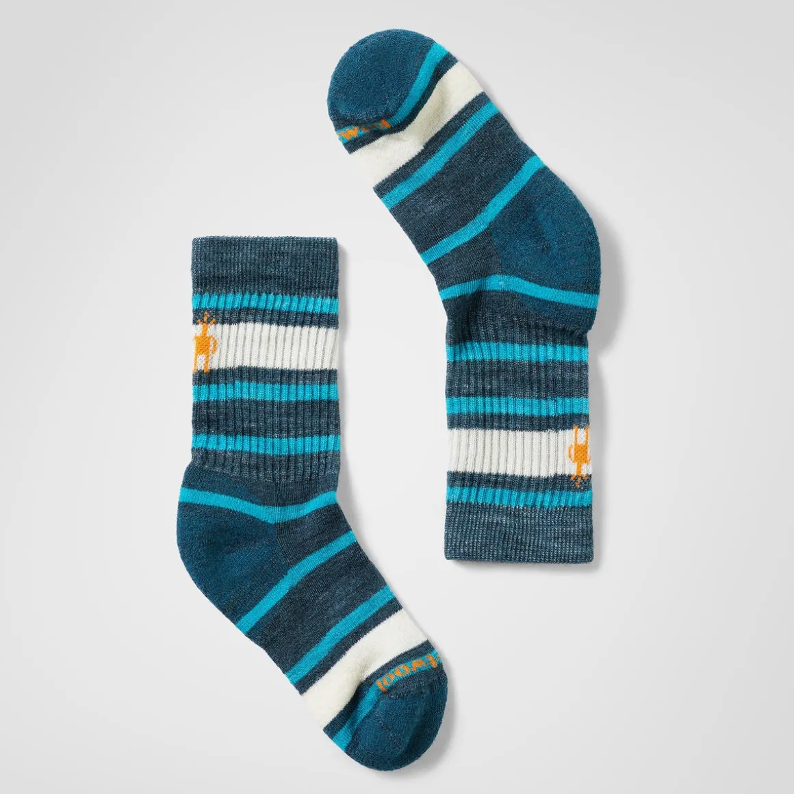 Kids' Hike Striped Crew Socks