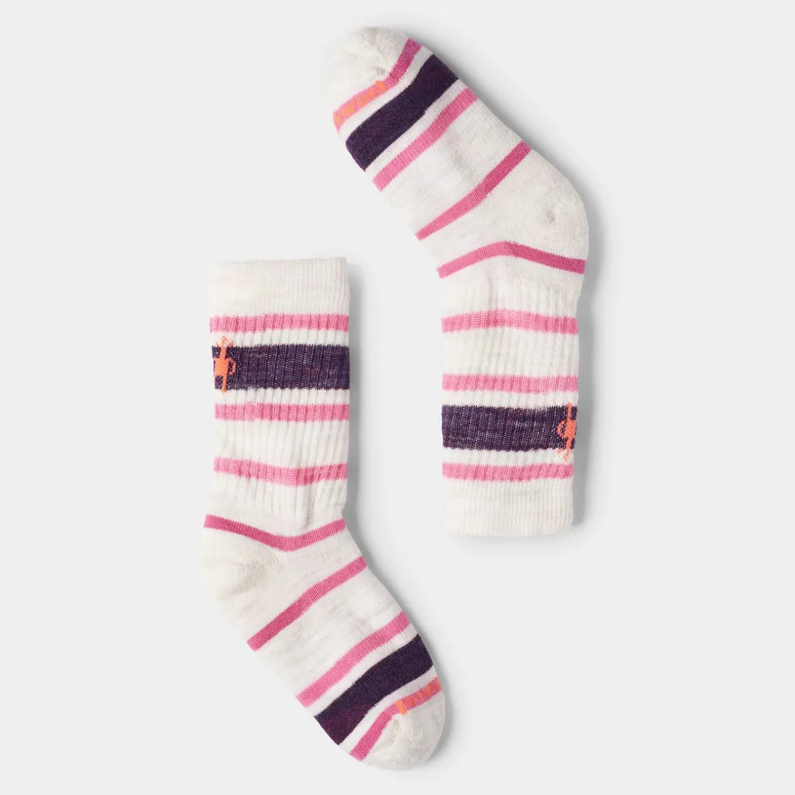 Kids' Hike Striped Crew Socks