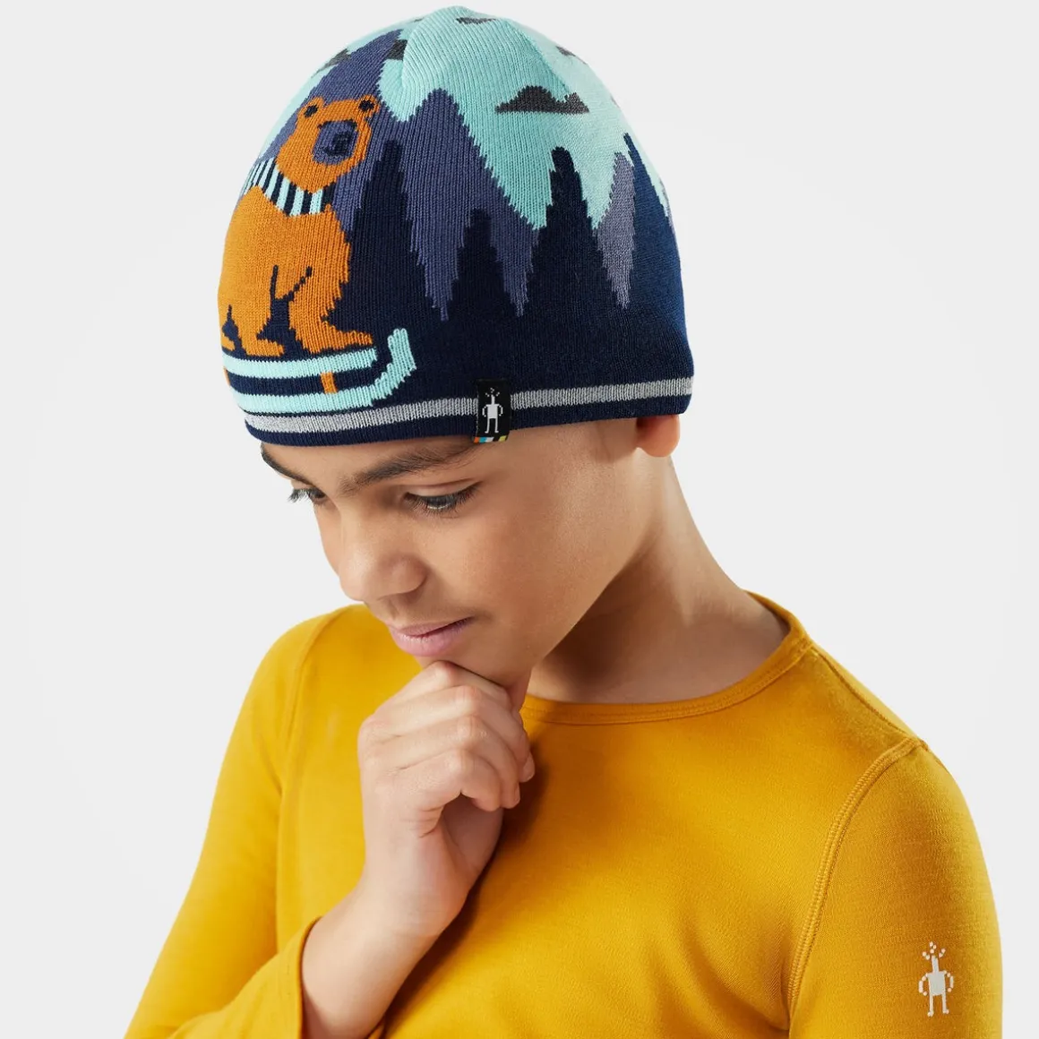 Kids' Reversible Art Beanie