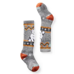 Kids' Wintersport Polar Bear Pattern Over The Calf Socks