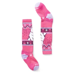 Kids' Wintersport Polar Bear Pattern Over The Calf Socks