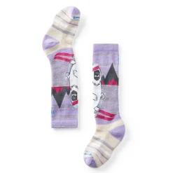 Kids' Wintersport Yeti Pattern Over The Calf Socks