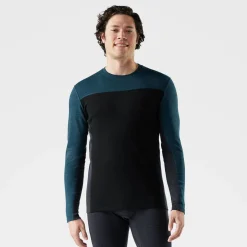 Men's Classic Thermal Merino Base Layer Colorblock Crew