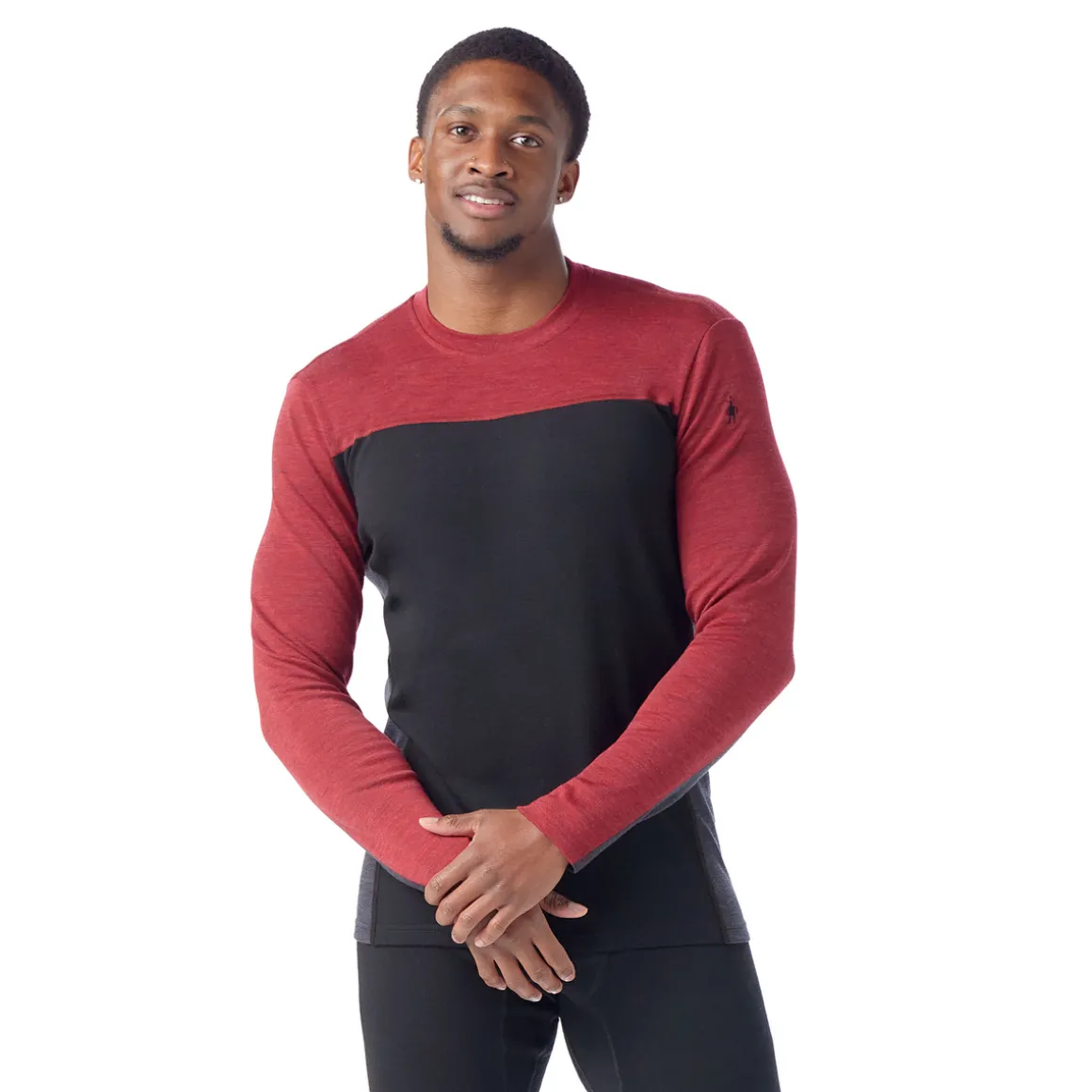Men's Classic Thermal Merino Base Layer Colorblock Crew