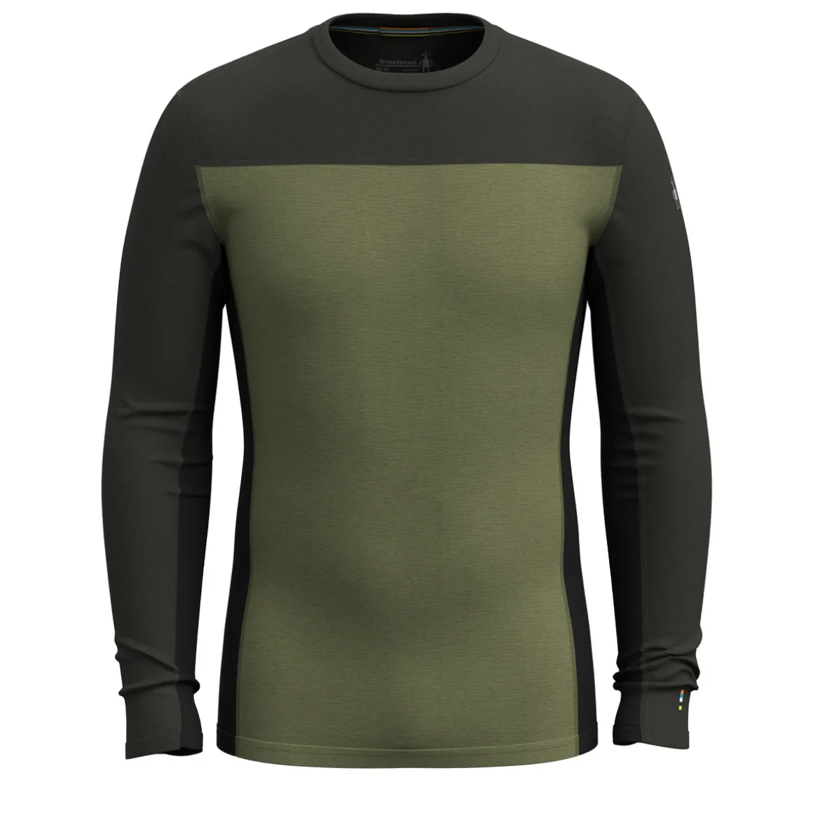 Men's Classic Thermal Merino Base Layer Colorblock Crew
