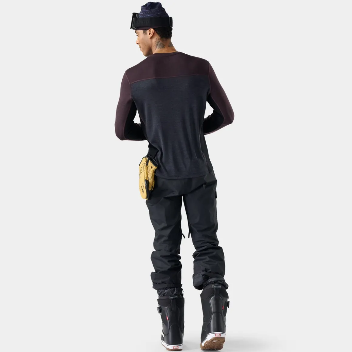 Men's Classic Thermal Merino Base Layer Colorblock Crew