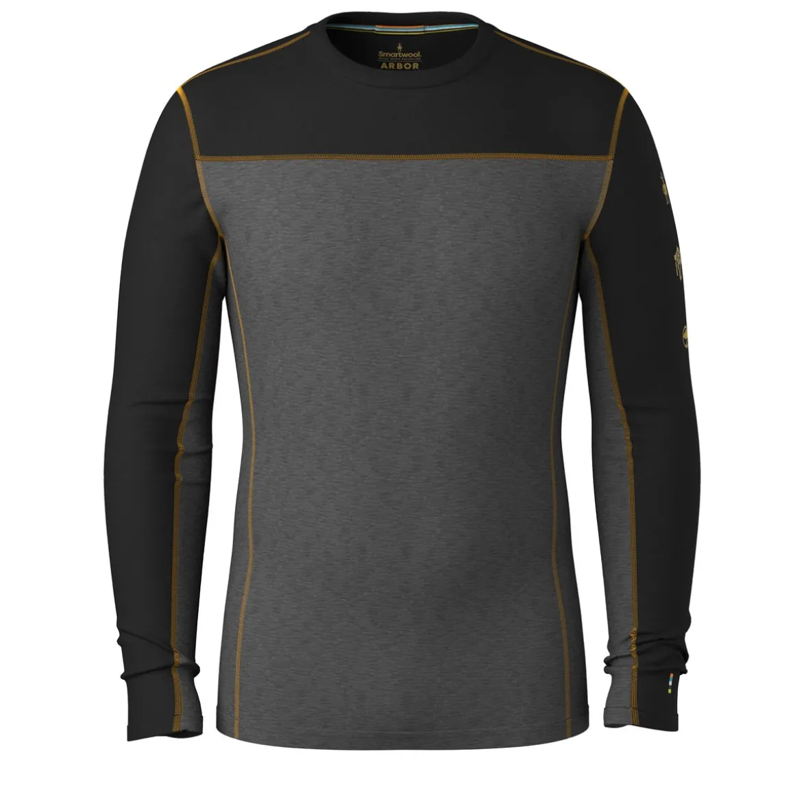 Men's Classic Thermal Merino Base Layer Colorblock Crew