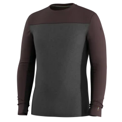 Men's Classic Thermal Merino Base Layer Colorblock Crew