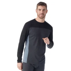 Men's Classic Thermal Merino Base Layer Colorblock Crew