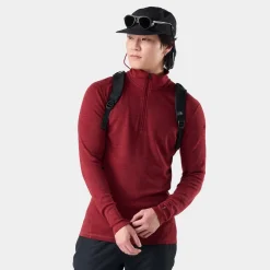 Men's Classic Thermal Merino Base Layer 1/4 Zip