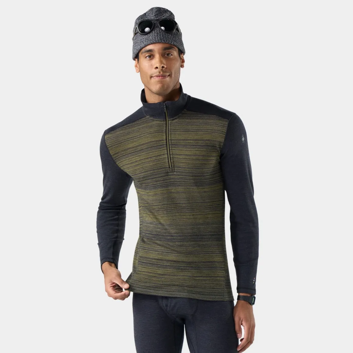 Men's Classic Thermal Merino Base Layer 1/4 Zip