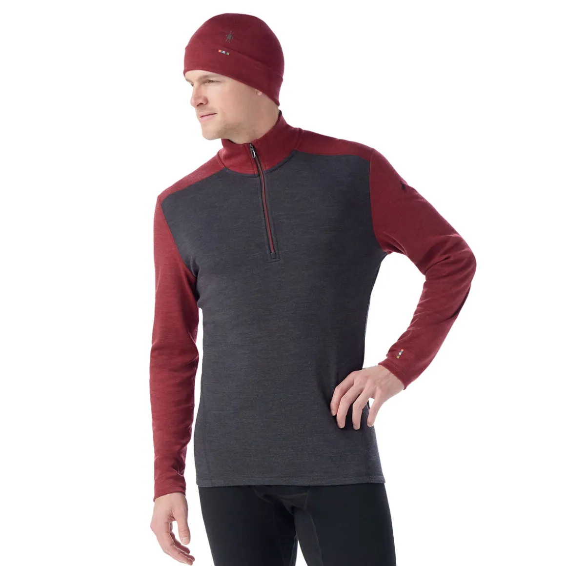 Men's Classic Thermal Merino Base Layer 1/4 Zip