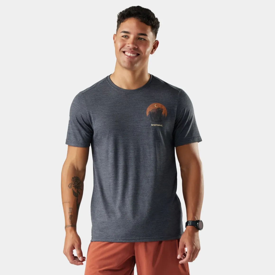 Men's Lunar Bear Active Short Sleeve Graphic Tee