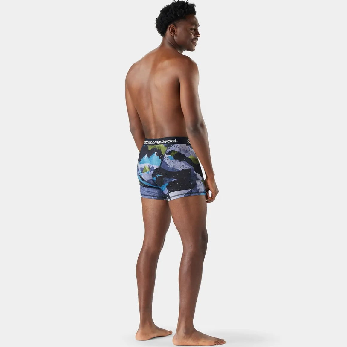 Men's Merino Print Boxer Brief