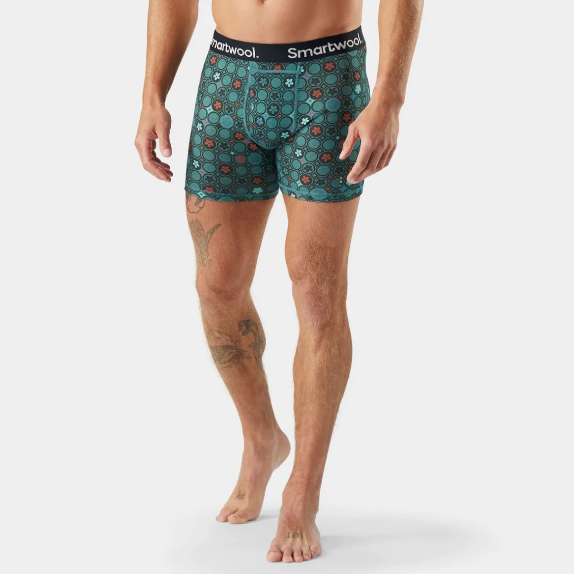 Men's Merino Print Boxer Brief