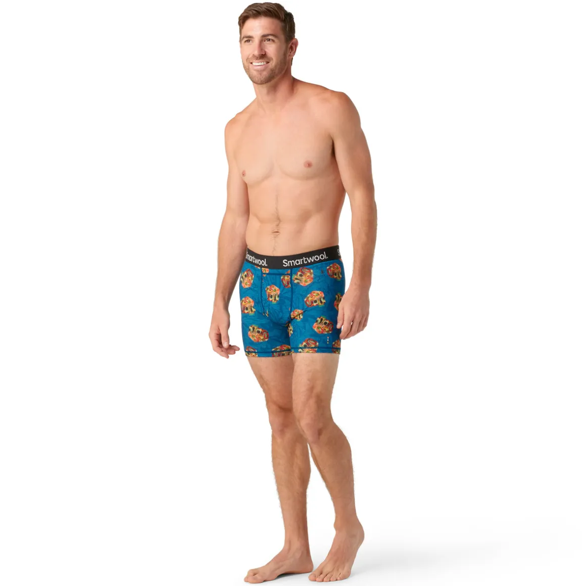 Men's Merino Print Boxer Brief
