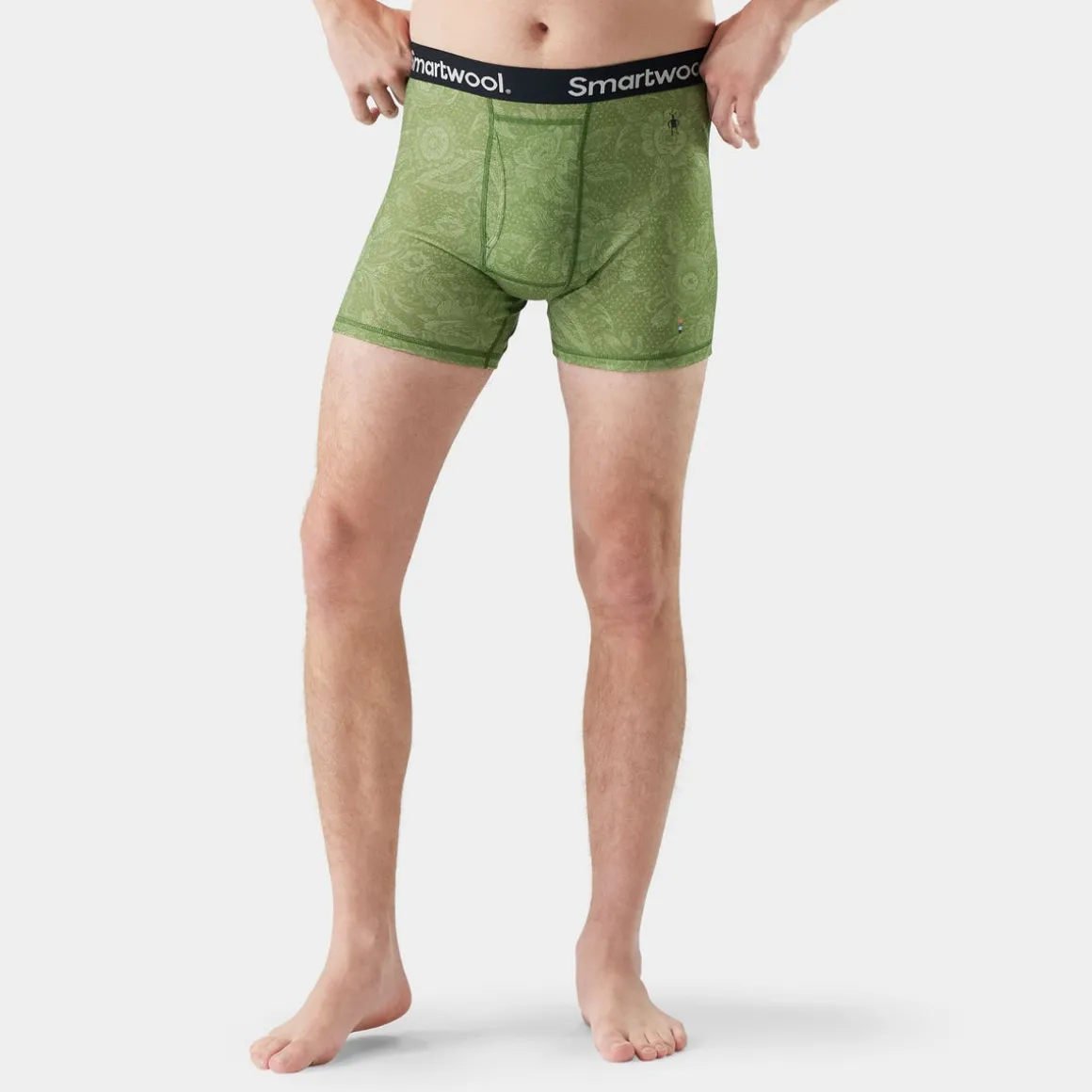 Men's Merino Print Boxer Brief
