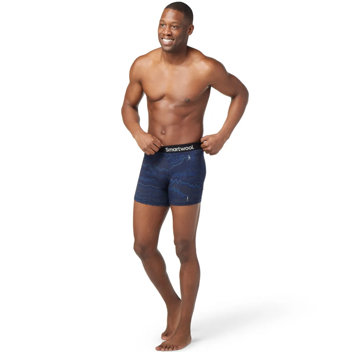 Men's Merino Print Boxer Brief