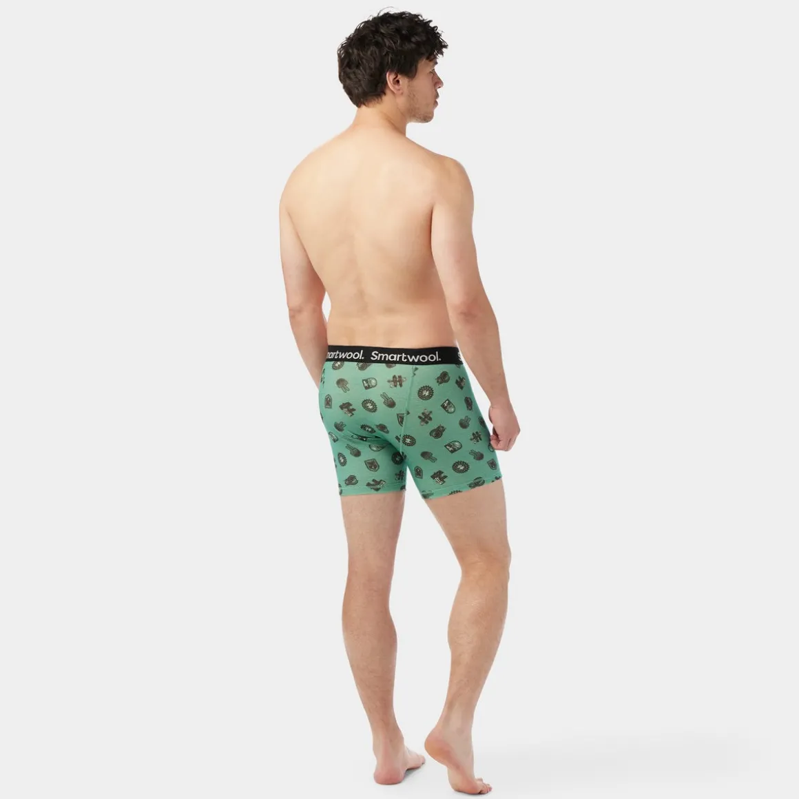 Men's Merino Print Boxer Brief