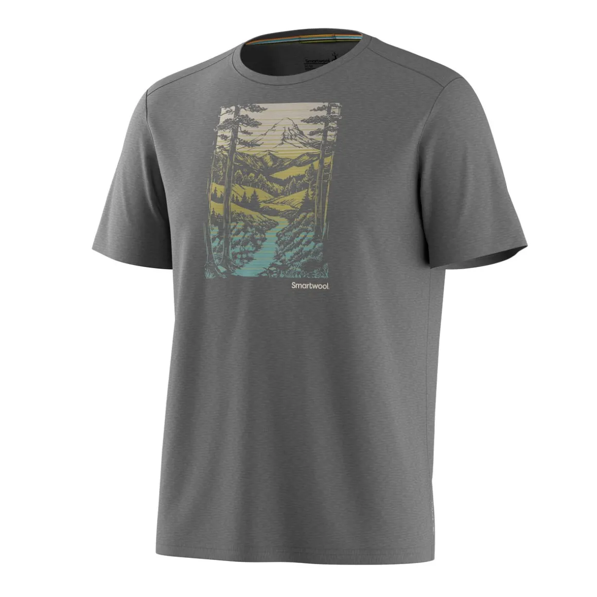 Men's Winding Trail Active Short Sleeve Graphic Tee
