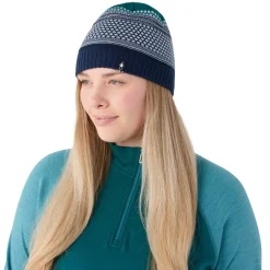 Popcorn Cable Reversible Beanie