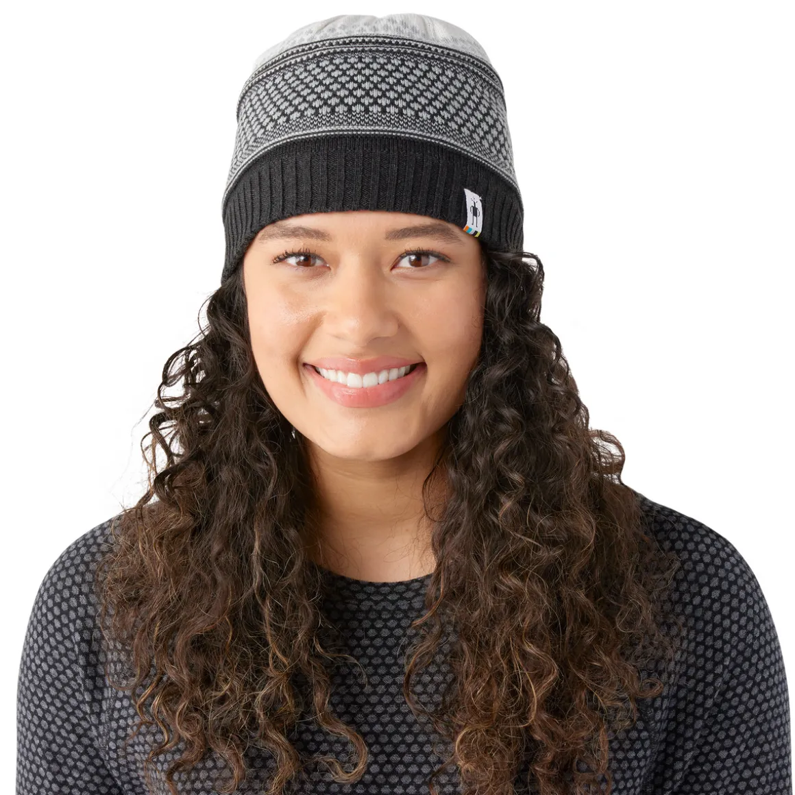 Popcorn Cable Reversible Beanie