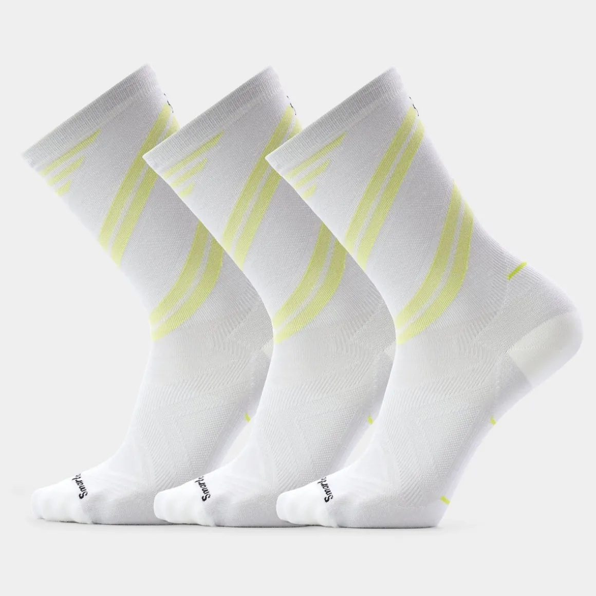 Run Pattern Crew Socks 3-Pack