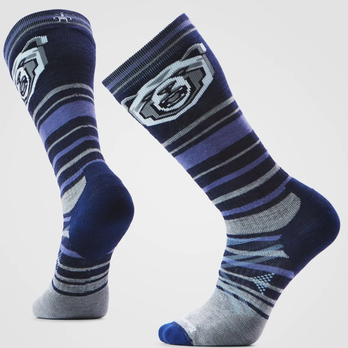 Ski Growling Grizzly Over The Calf Socks