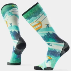 Ski Ski Day Print Over The Calf Socks