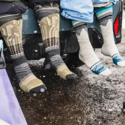 Ski Summit Shot Over The Calf Socks