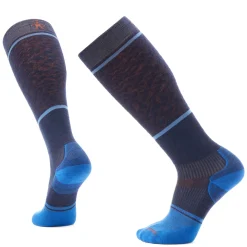 Snowboard Retro Line Over The Calf Socks