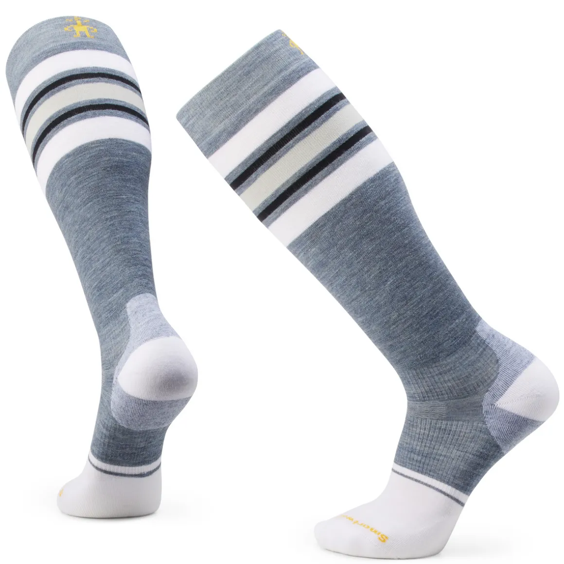 Snowboard Stripe Extra Stretch Over The Calf Socks