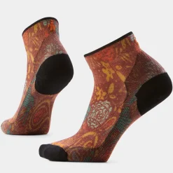 Women's Bike Paisley Print Ankle Socks