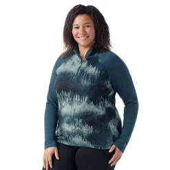 Women's Classic Thermal Merino Base Layer 1/4 Zip Plus