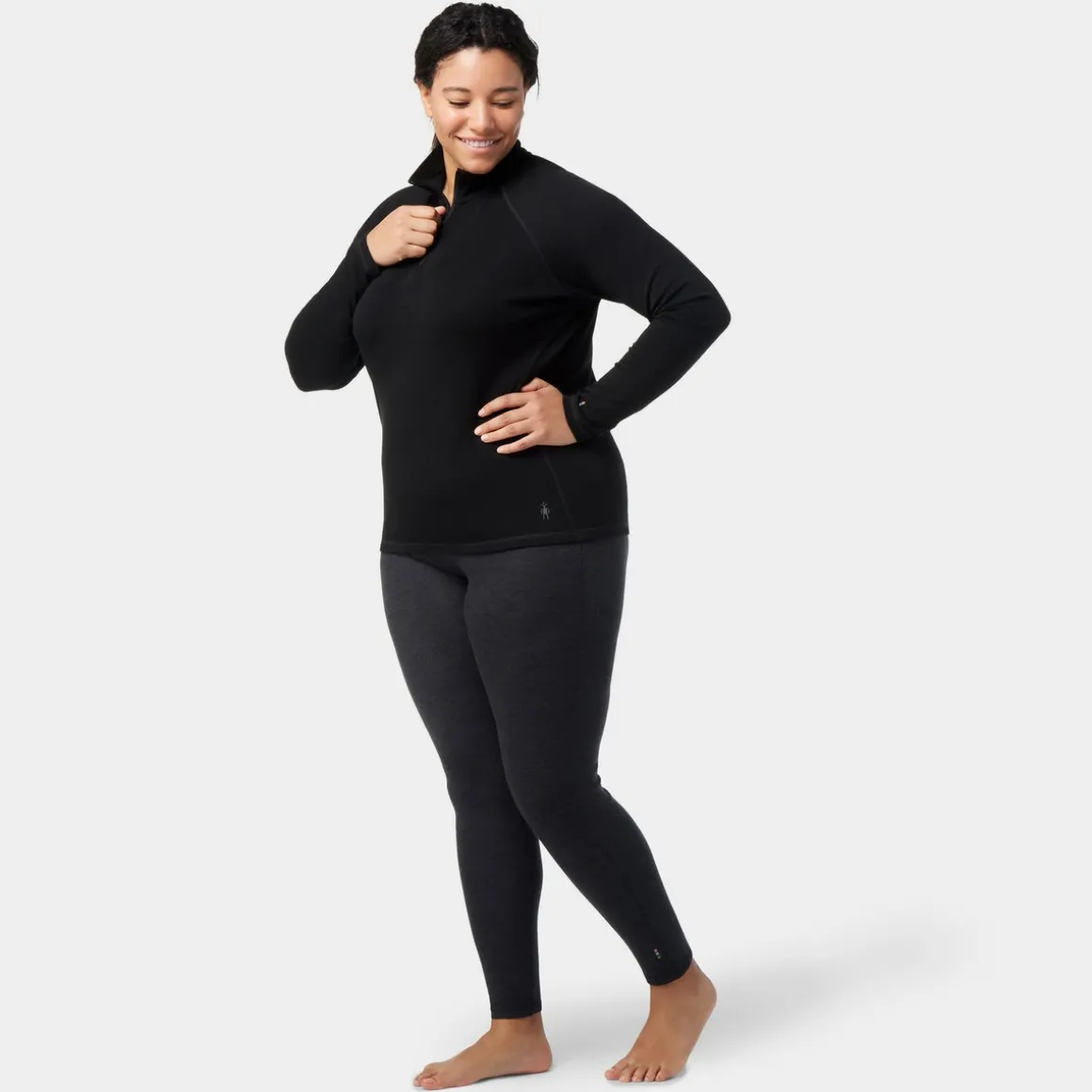 Women's Classic Thermal Merino Base Layer 1/4 Zip Plus